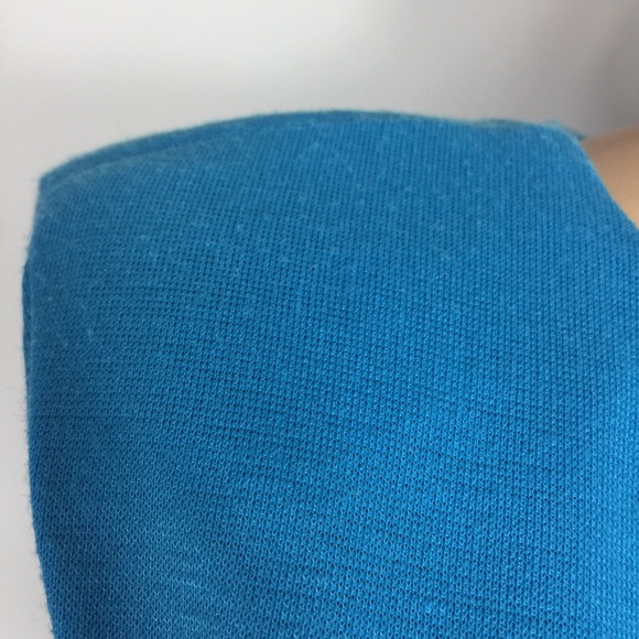 Asos Petite Color Block Sheath Dress Shoulder Pads Size 6 P Petite - Picture 7 of 8